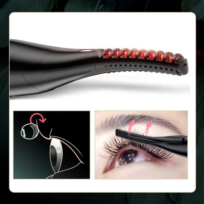 Rechargeable Beauty Device Electric Eyelash Curler Heated Lash Lifter