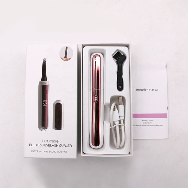 Rechargeable Beauty Device Electric Eyelash Curler Heated Lash Lifter