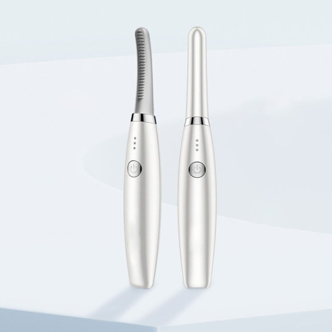 Portable Heated Eyelash Curler with 3 Temperature Modes for Women