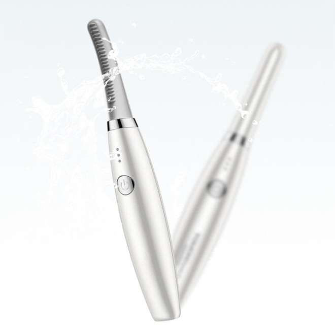 Portable Heated Eyelash Curler with 3 Temperature Modes for Women
