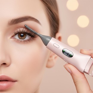 Professional Electric Heated Eyelash Curler -C Rechargeable Mini Long-Lasting