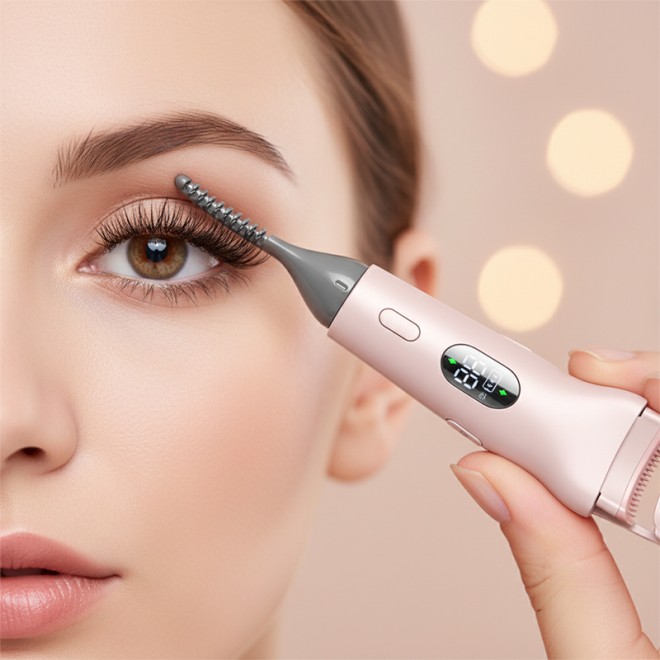 Professional Electric Heated Eyelash Curler -C Rechargeable Mini Long-Lasting
