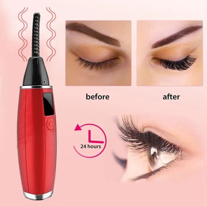 Rechargeable 3D Heated Eyelash Curler Natural Lasting Electric Eyelash Curler