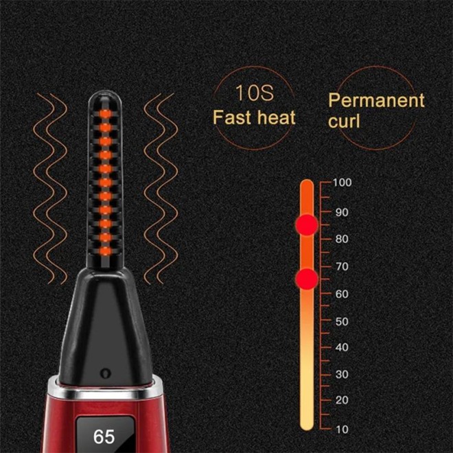 Rechargeable 3D Heated Eyelash Curler Natural Lasting Electric Eyelash Curler