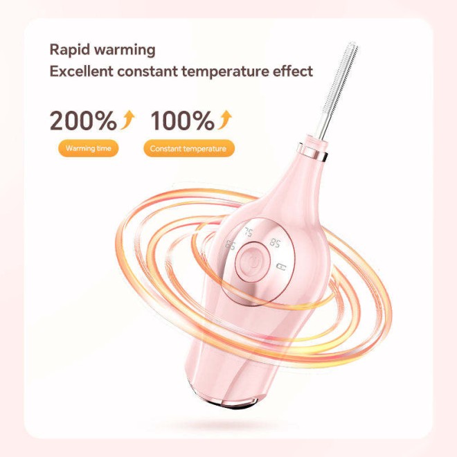 Automatic Plastic Heated Eyelash Curler Device Electric Battery Powered Professional Makeup Tool