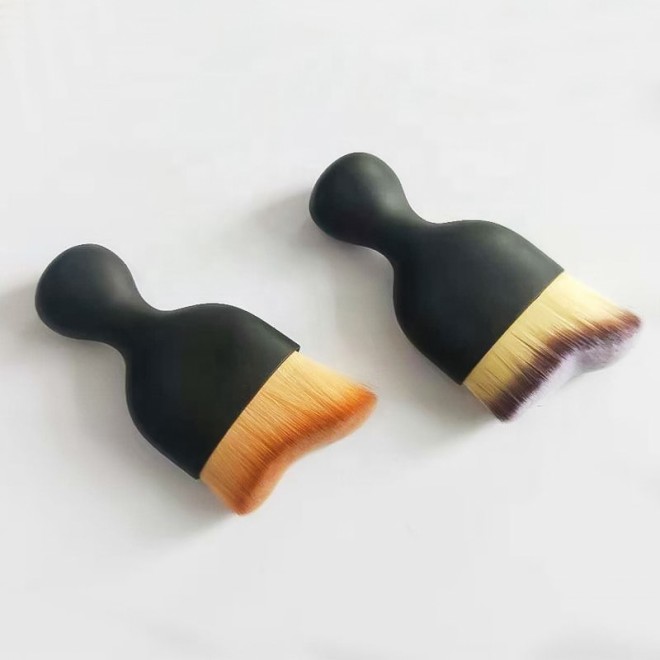 Multi-Purpose Synthetic Angled Brush Curved Design