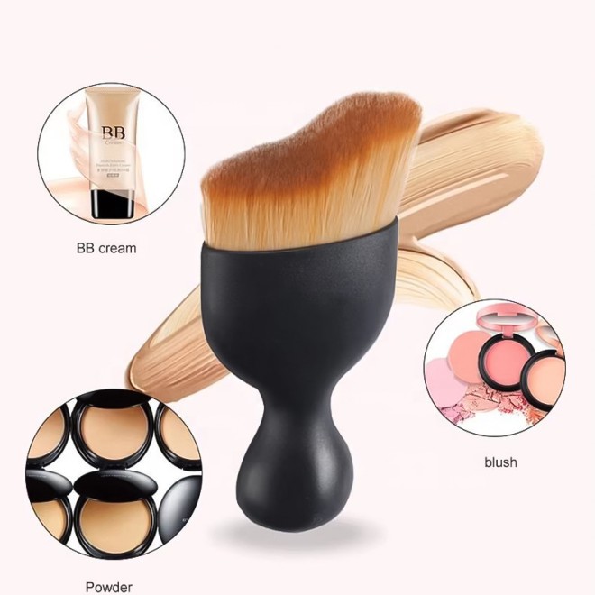 Multi-Purpose Synthetic Angled Brush Curved Design
