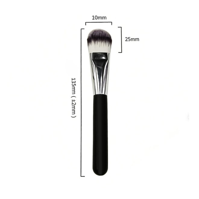 Large Capacity Flat Facial Cleansing Fiber Bristles Face Mask Brush