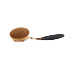 Rose Gold Foundation Brush with Handle and Cap
