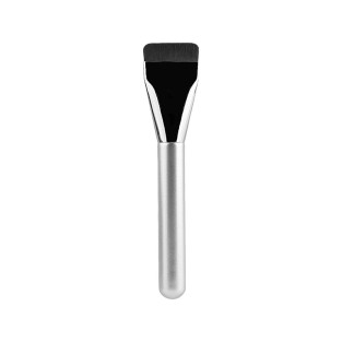 Silver Flat Top Foundation Brush