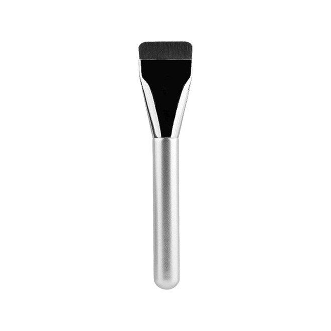 Silver Flat Top Foundation Brush