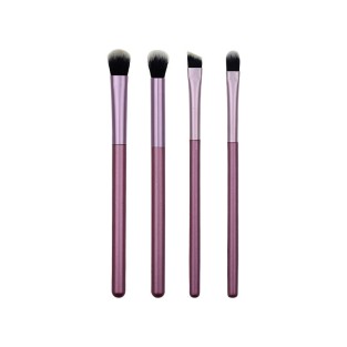 Vegan 4-Piece Purple Makeup Brush Set