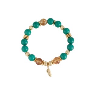 Turquoise Crystal Design Bracelet