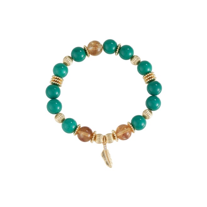 Turquoise Crystal Design Bracelet