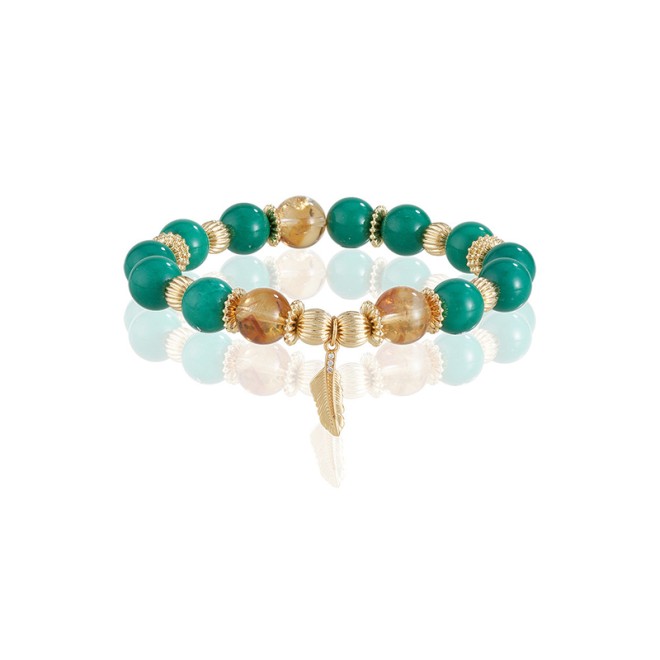 Turquoise Crystal Design Bracelet