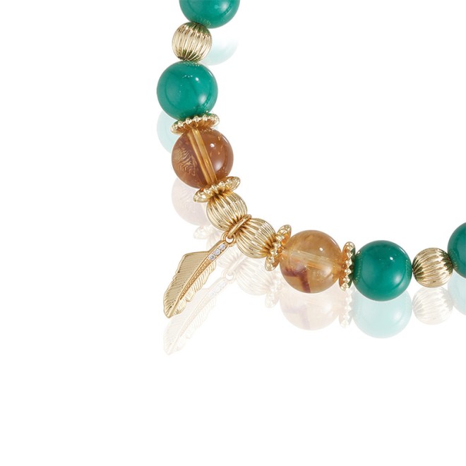 Turquoise Crystal Design Bracelet