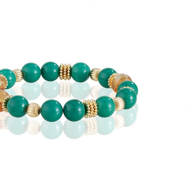 Turquoise Crystal Design Bracelet