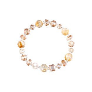 Citrine Beaded Bracelet