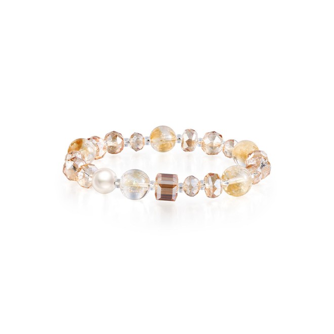 Citrine Beaded Bracelet