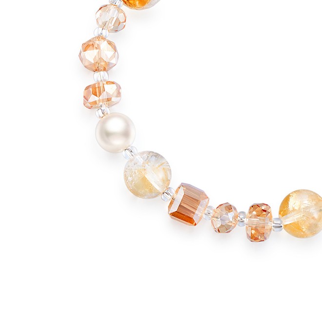 Citrine Beaded Bracelet