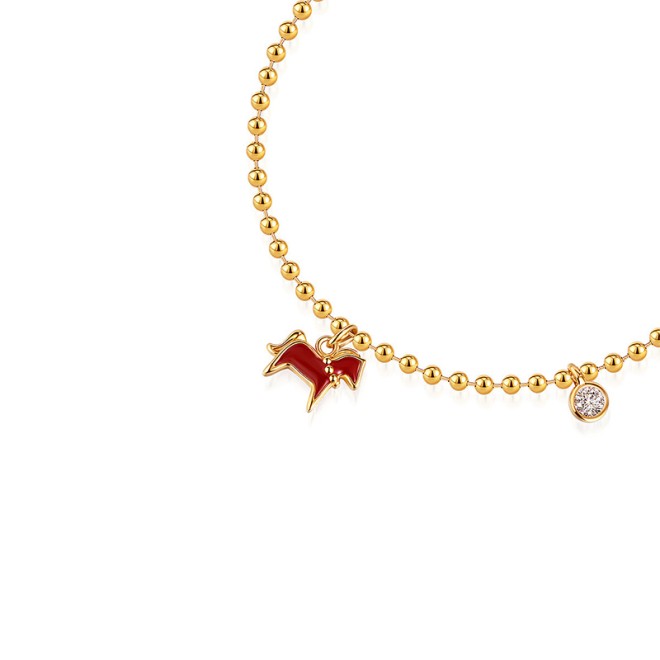 Pony Bead S925 Silver Bracelet