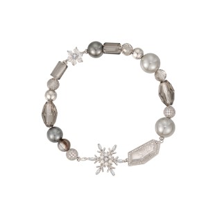 Snowflake Beaded Bracelet