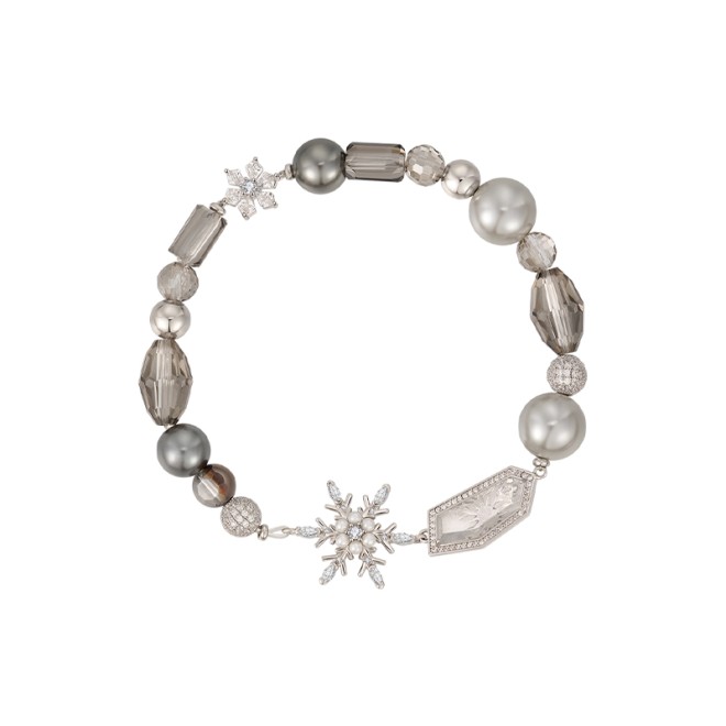 Snowflake Beaded Bracelet