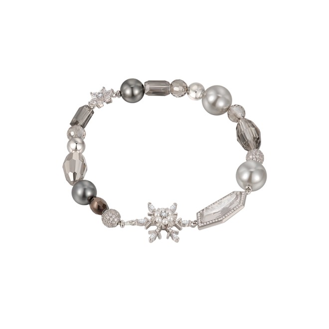 Snowflake Beaded Bracelet