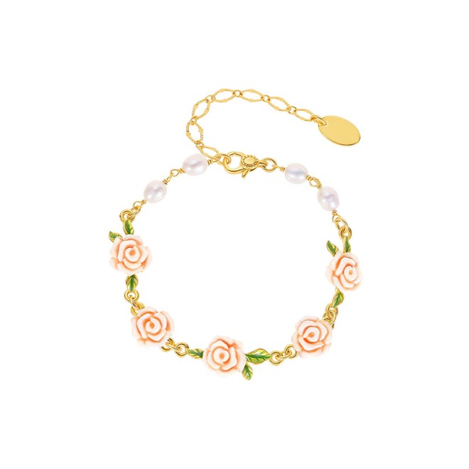 Light Luxury Flower Pearl Bracelet