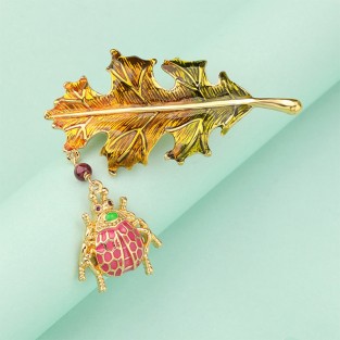 Insect Pearl Brooch