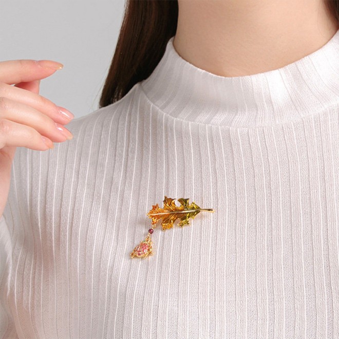 Insect Pearl Brooch
