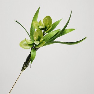 Uniquely Designed Velvet Flower Brooch