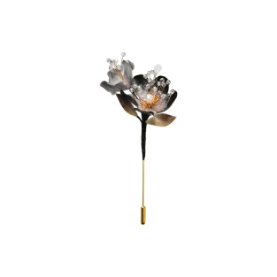 Intangible Cultural Heritage Velvet Flower New Chinese Style Brooch