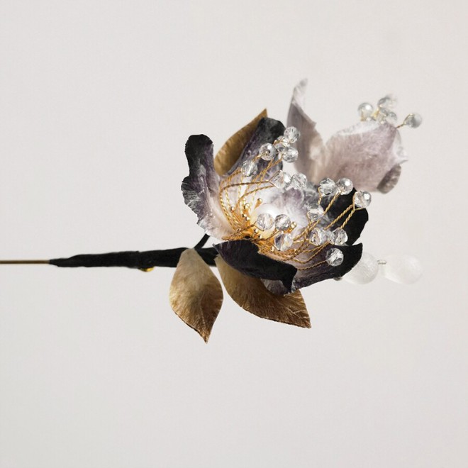 Intangible Cultural Heritage Velvet Flower New Chinese Style Brooch