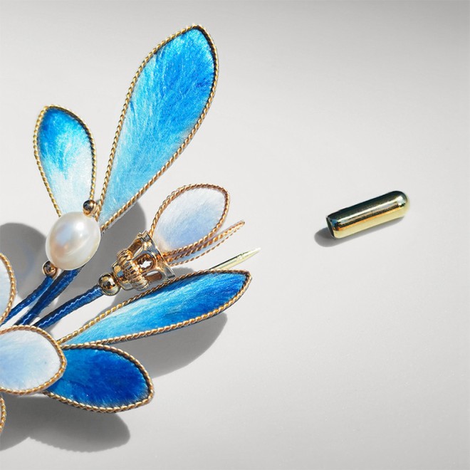 Intangible Cultural Heritage Velvet Flower Brooch