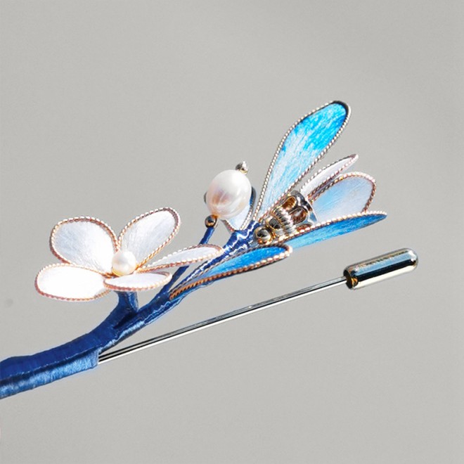 Intangible Cultural Heritage Velvet Flower Brooch