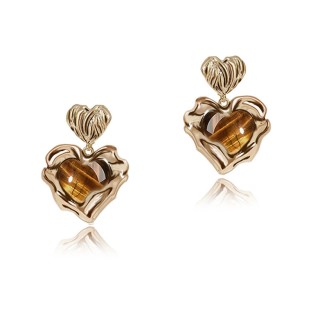 Original Design Nostalgic Series Heart Earrings
