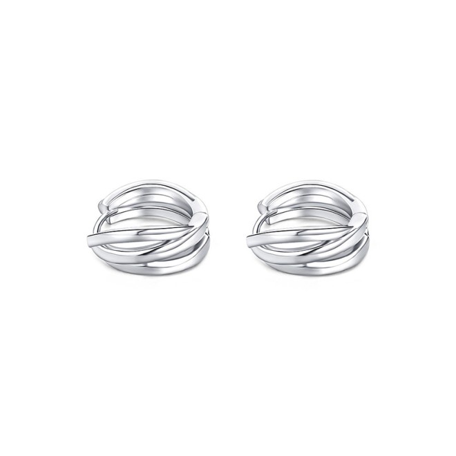 Multi-loop Woven Layered Hoop Earrings
