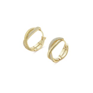 Knot Geometric Hoop Earrings