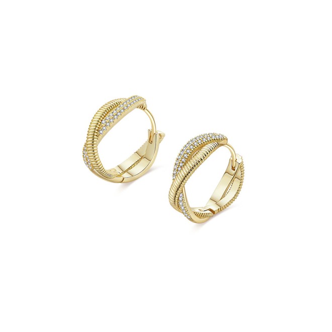 Knot Geometric Hoop Earrings