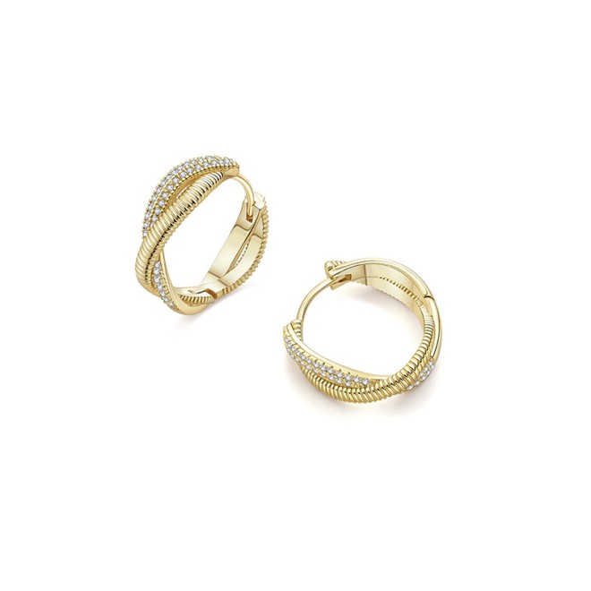 Knot Geometric Hoop Earrings