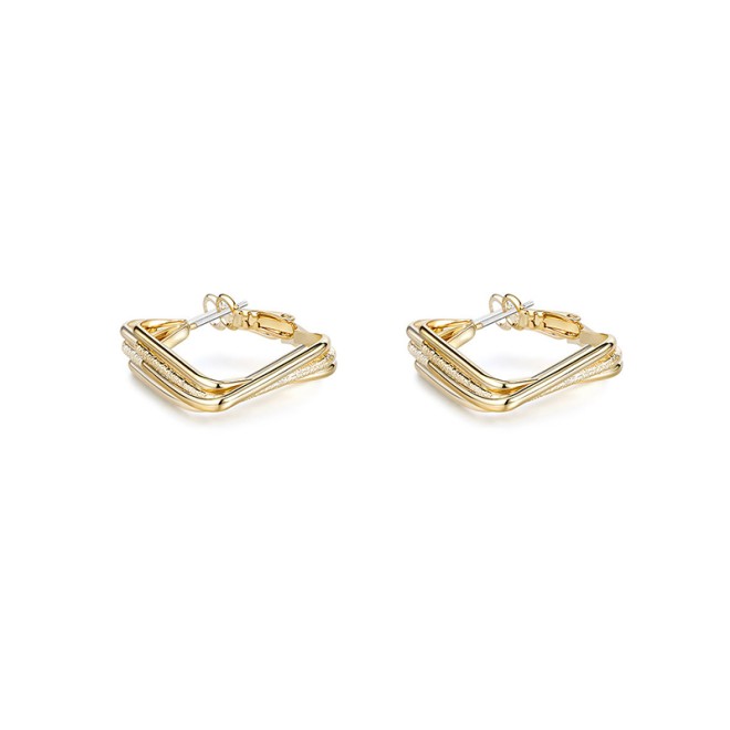 Multi-Layer Square Elegant Earrings