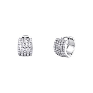 Shining Crystal Light Luxury Style Earrings
