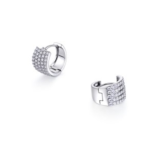 Shining Crystal Light Luxury Style Earrings