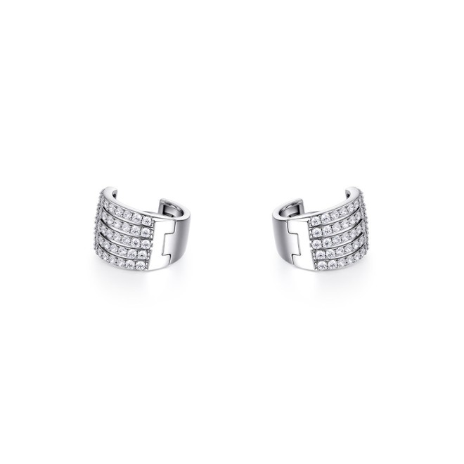Shining Crystal Light Luxury Style Earrings