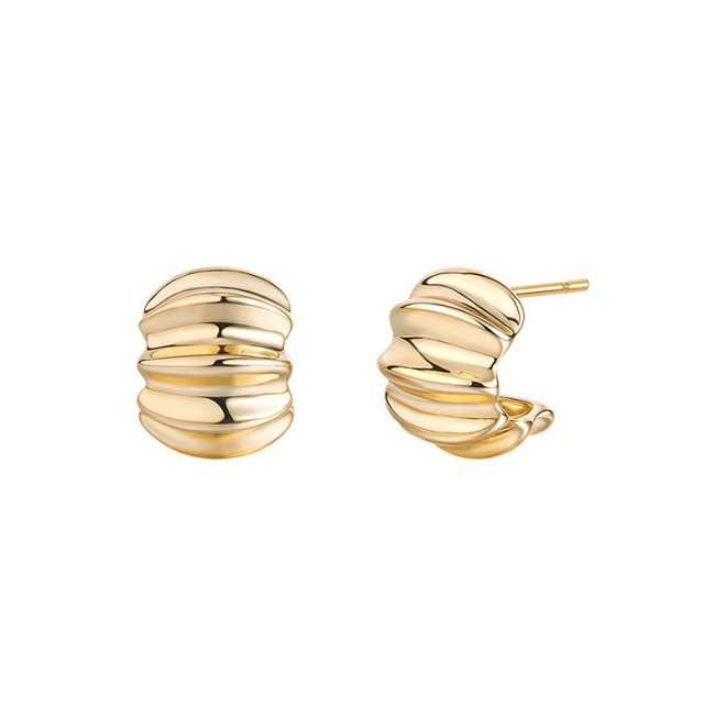 Shiny Gold Earrings