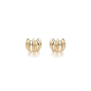 Shiny Gold Earrings