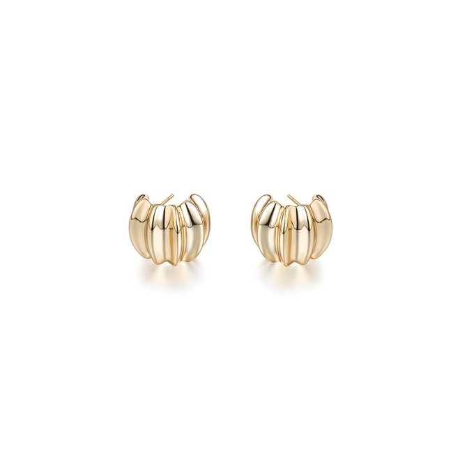 Shiny Gold Earrings