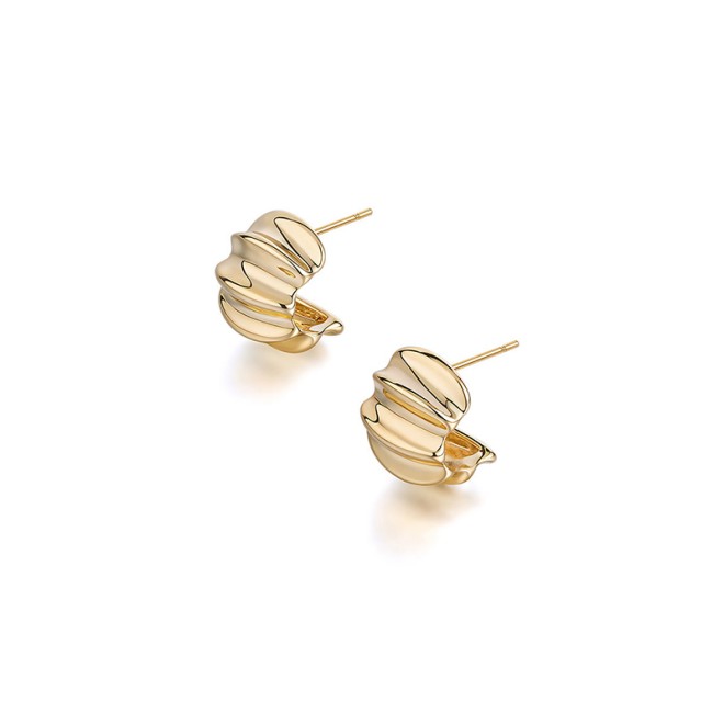 Shiny Gold Earrings