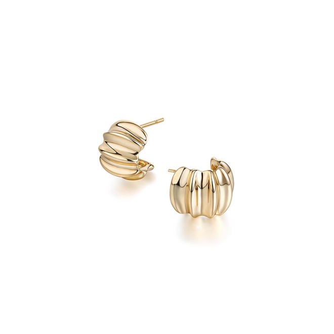 Shiny Gold Earrings